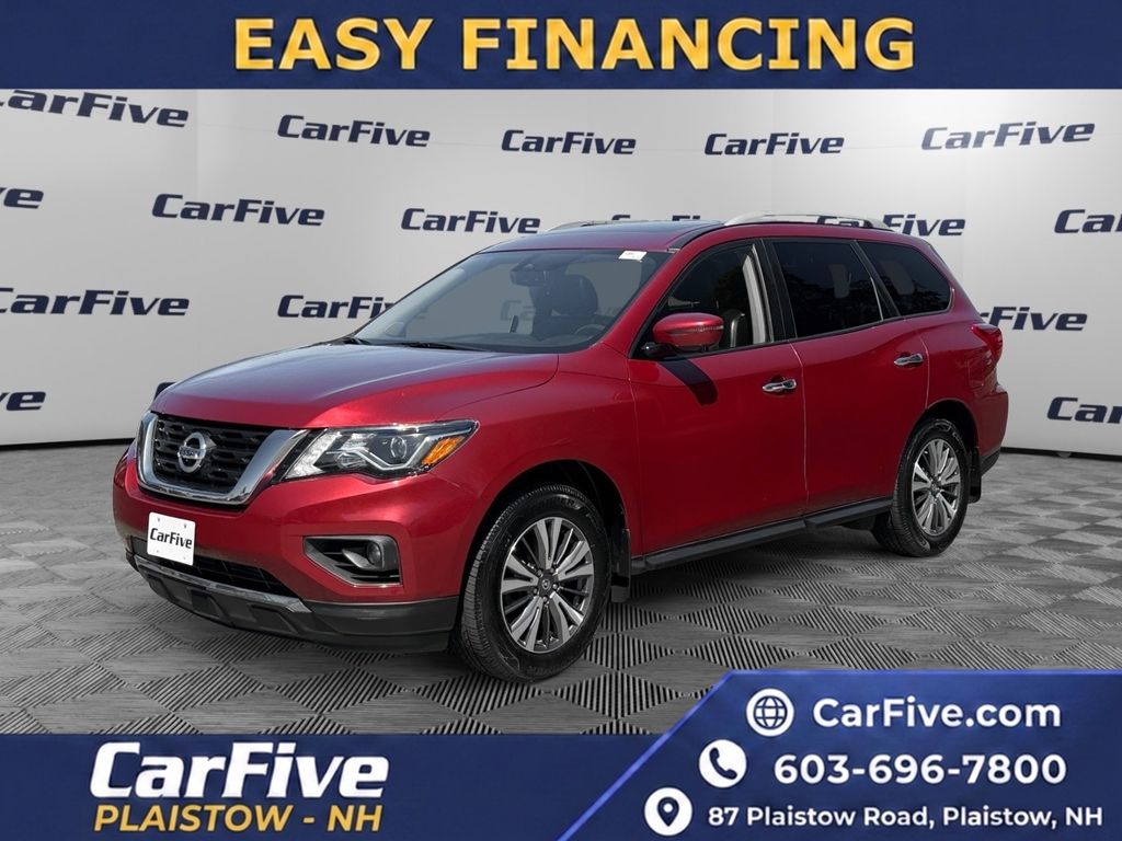 Cayenne Red Metallic 2017 Nissan Pathfinder SUV / Crossover Four-Wheel Drive Continuously Variable Transmission