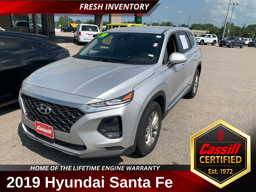 Symphony Silver 2019 Hyundai Santa Fe SUV / Crossover All-Wheel Drive 8-Speed Automatic