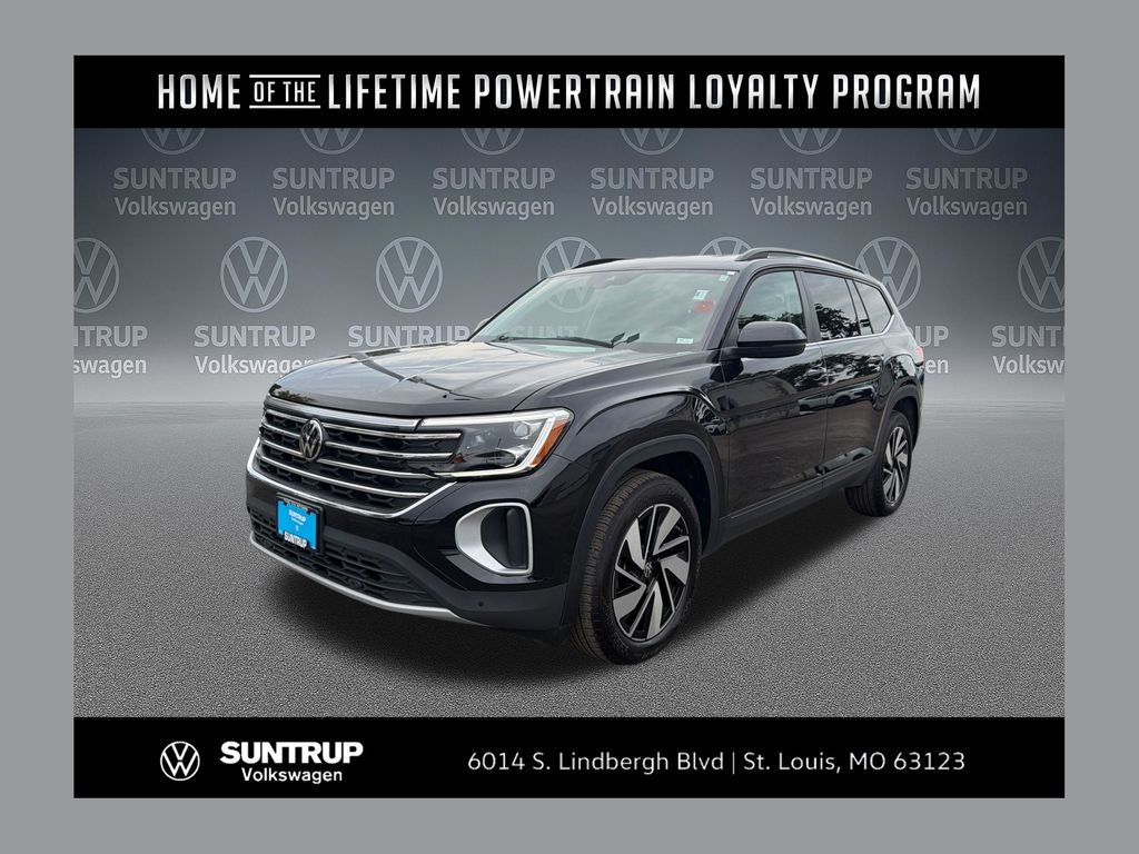 Deep Black 2025 Volkswagen Atlas SUV / Crossover Front-Wheel Drive 8-Speed Automatic