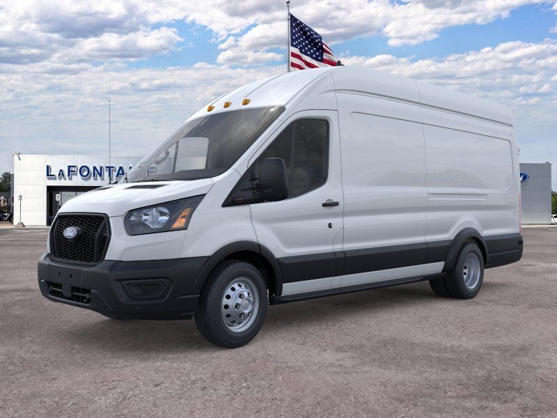 Oxford White 2026 Ford Transit Cargo Van All-Wheel Drive 