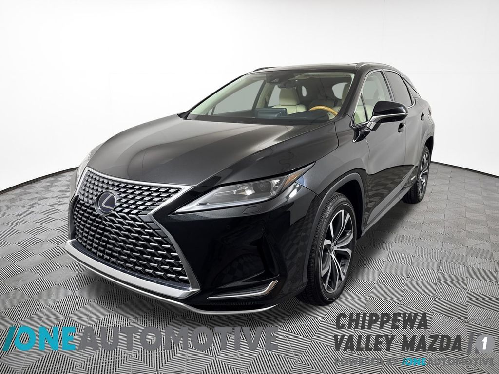 Black 2021 Lexus RX Hybrid 450h AWD SUV / Crossover All-Wheel Drive Continuously Variable Transmission