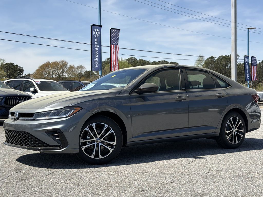 Platinum Gray Metallic 2026 Volkswagen Jetta Sedan Front-Wheel Drive 8-Speed Automatic