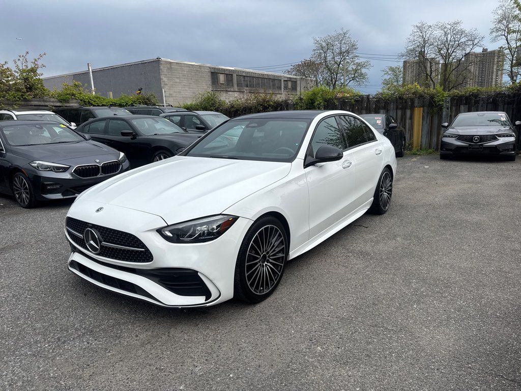 Polar White 2022 Mercedes-Benz C-Class C 300 Sedan RWD Sedan Rear-Wheel Drive Automatic