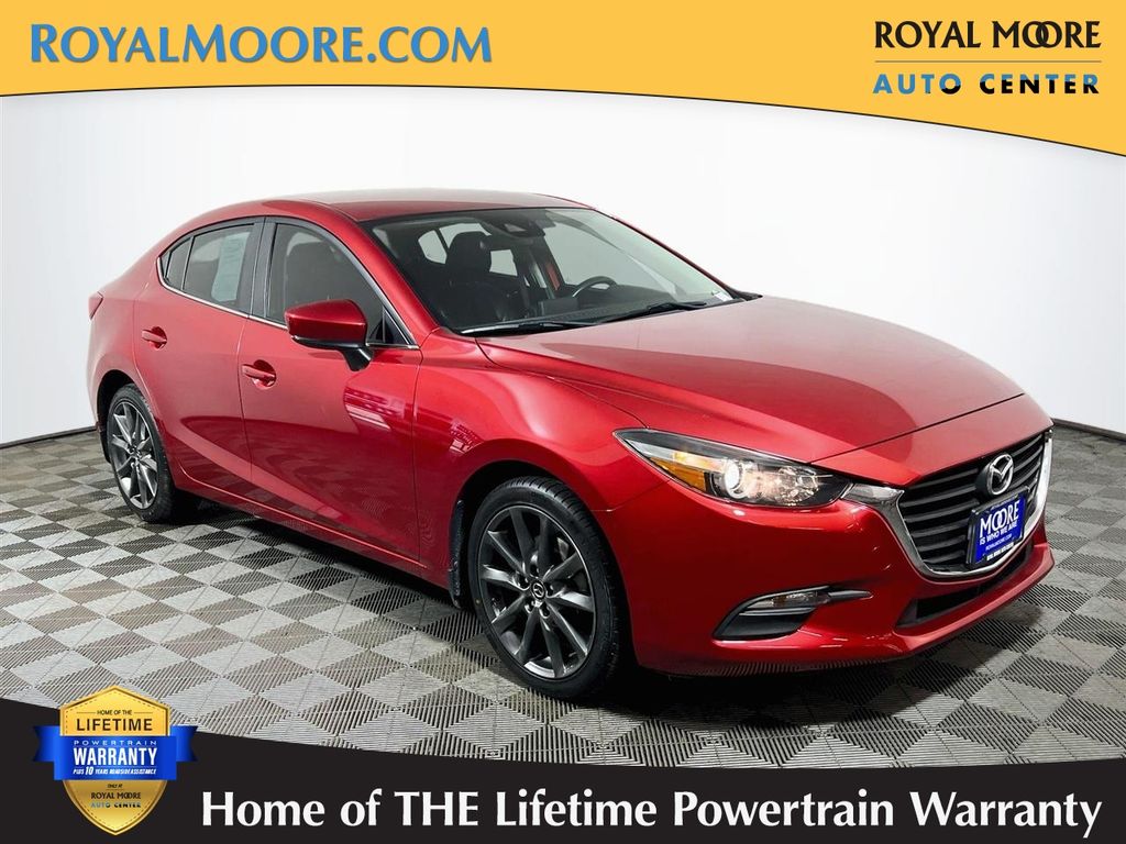 Soul Red Metallic 2018 Mazda MAZDA3 Sedan Front-Wheel Drive 6-Speed Automatic