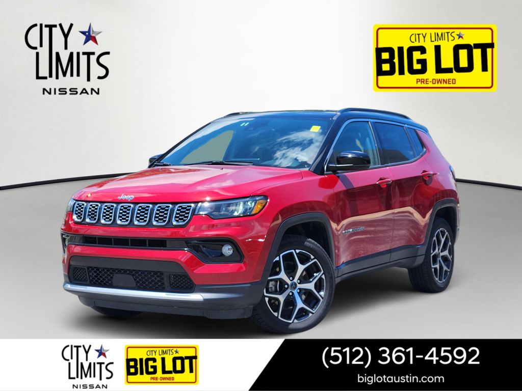 Red Hot Pearlcoat 2025 Jeep Compass SUV / Crossover Four-Wheel Drive 8-Speed Automatic