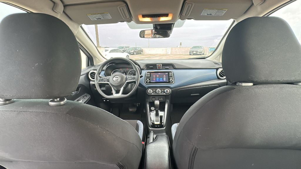 2025 Nissan Versa 1.6 SV Silver at South Houston Nissan