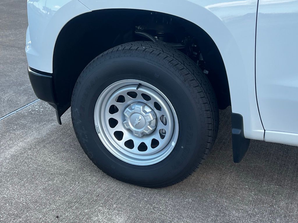 2025 Chevrolet Silverado 1500 WT White at Traditions Chevrolet