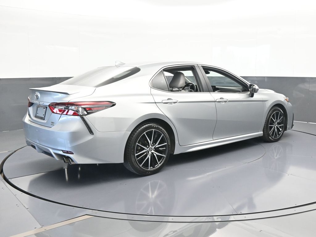 Used 2021 Celestial Silver Metallic Toyota SE image 6