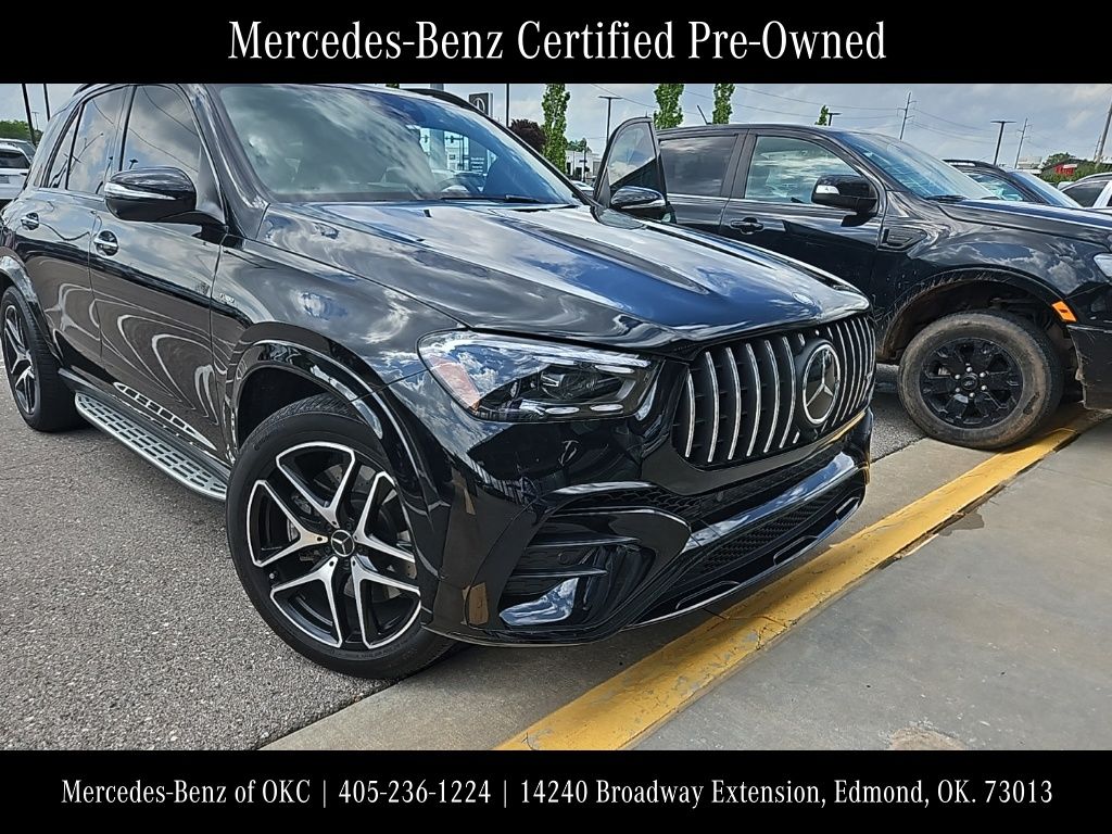Obsidian Black Metallic 2025 Mercedes-Benz GLE AMG GLE 53 4MATIC+ SUV / Crossover All-Wheel Drive 9-Speed Automatic