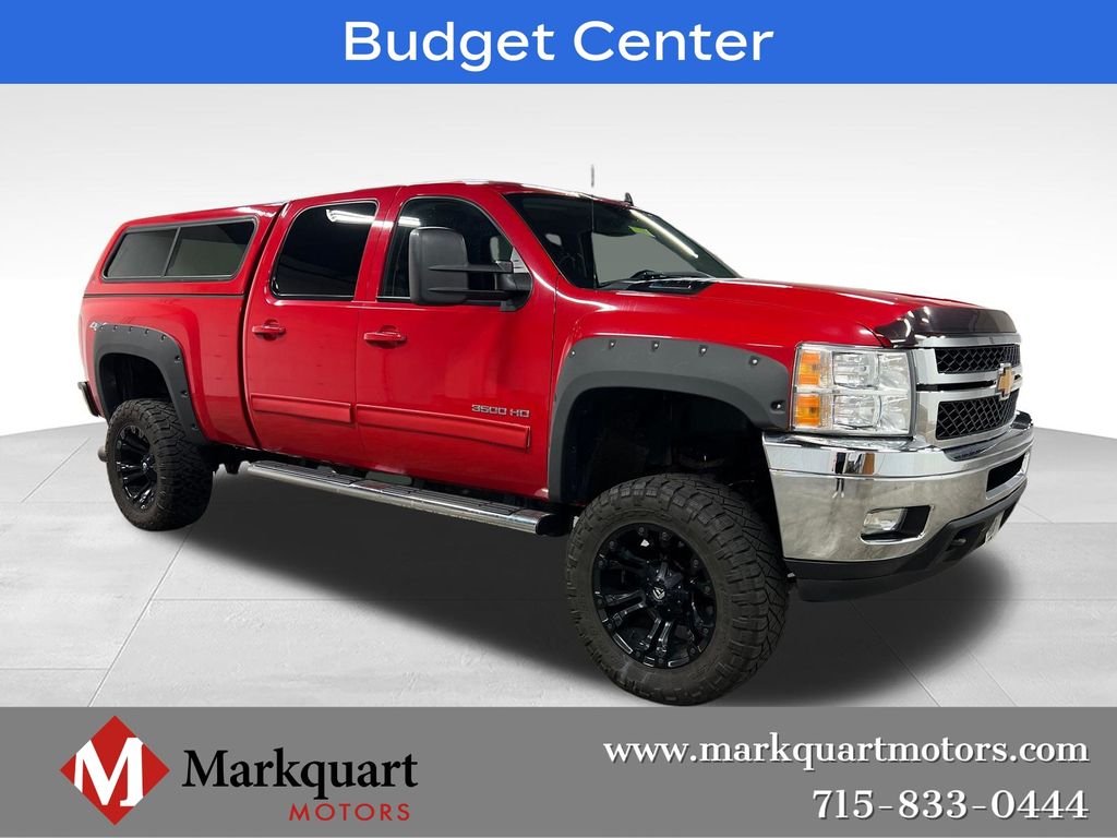 Victory Red 2013 Chevrolet Silverado 3500HD Pickup Truck Four-Wheel Drive 6-Speed Automatic