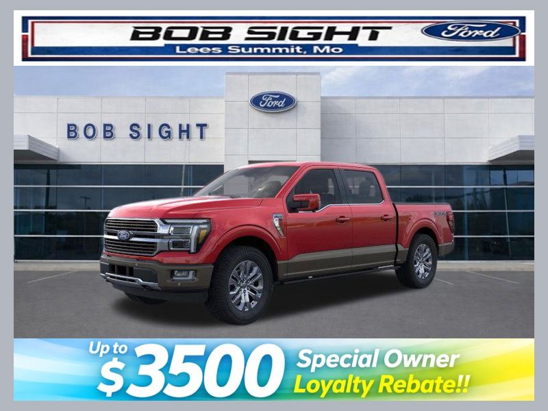 Ruby Red Metallic Tinted Clearcoat 2026 Ford F-150 King Ranch SuperCrew 4WD Pickup Truck Four-Wheel Drive Automatic