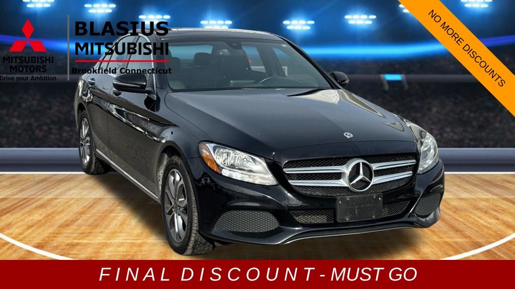 Black 2018 Mercedes-Benz C-Class C 300 Sedan 4MATIC Sedan All-Wheel Drive 9-Speed Automatic