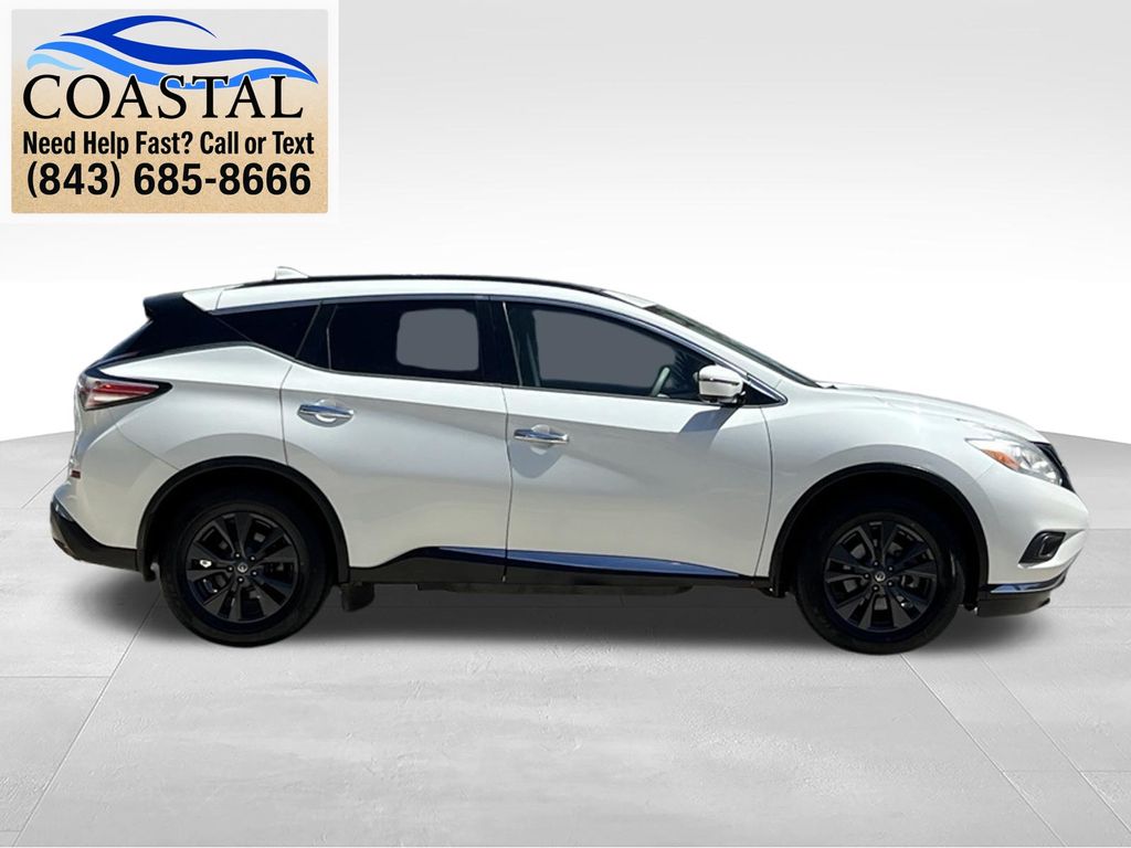 2017 Nissan Murano SV White at Coastal Chevrolet Cadillac