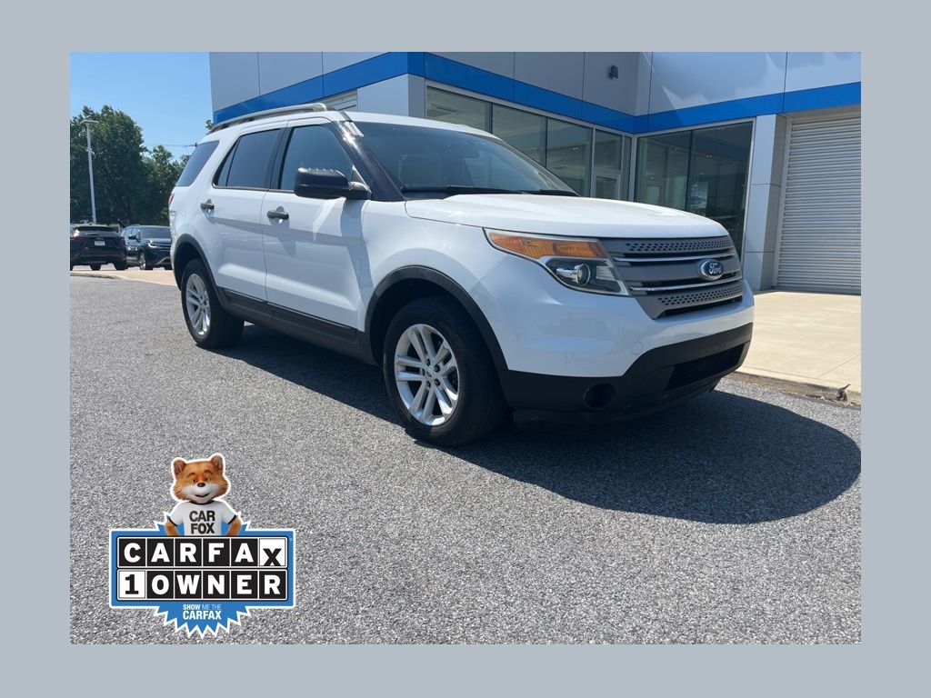 Oxford White 2015 Ford Explorer Base 4WD SUV / Crossover All-Wheel Drive 6-Speed Automatic