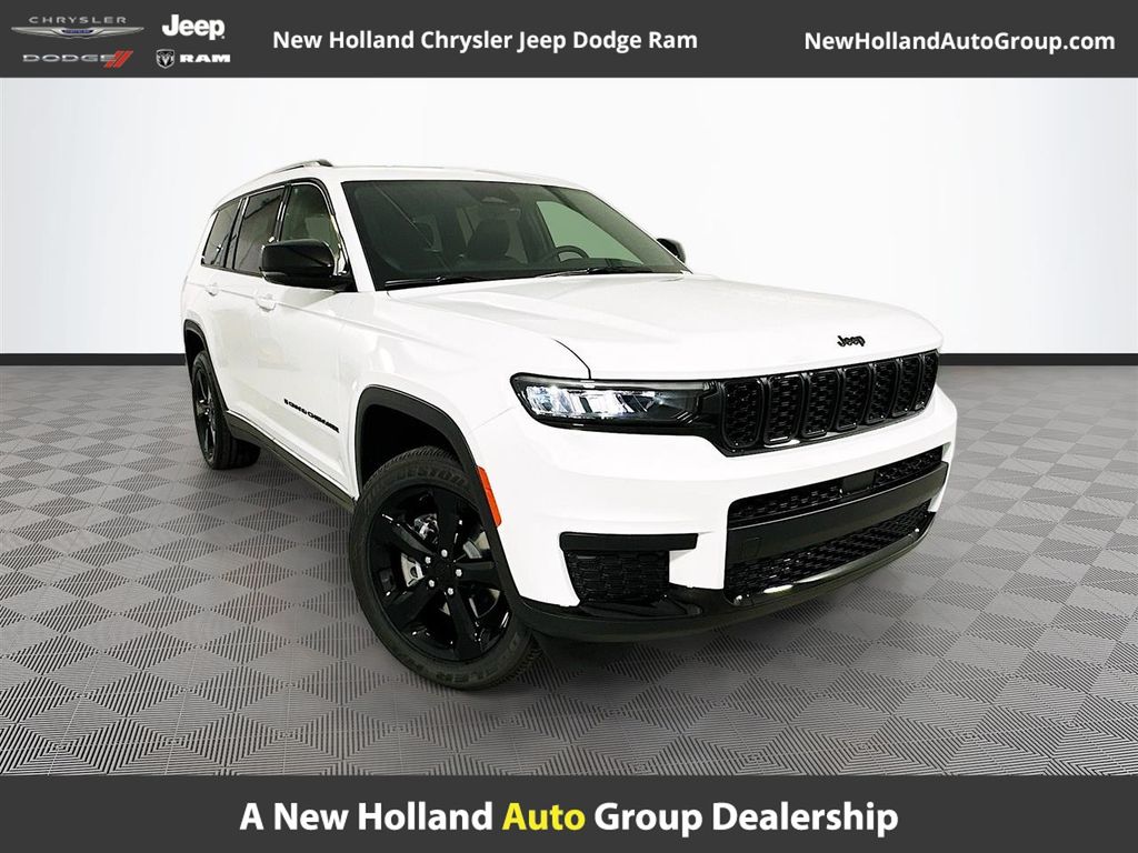 Bright White Clearcoat 2025 Jeep Grand Cherokee L Altitude X 4WD SUV / Crossover Four-Wheel Drive 8-Speed Automatic