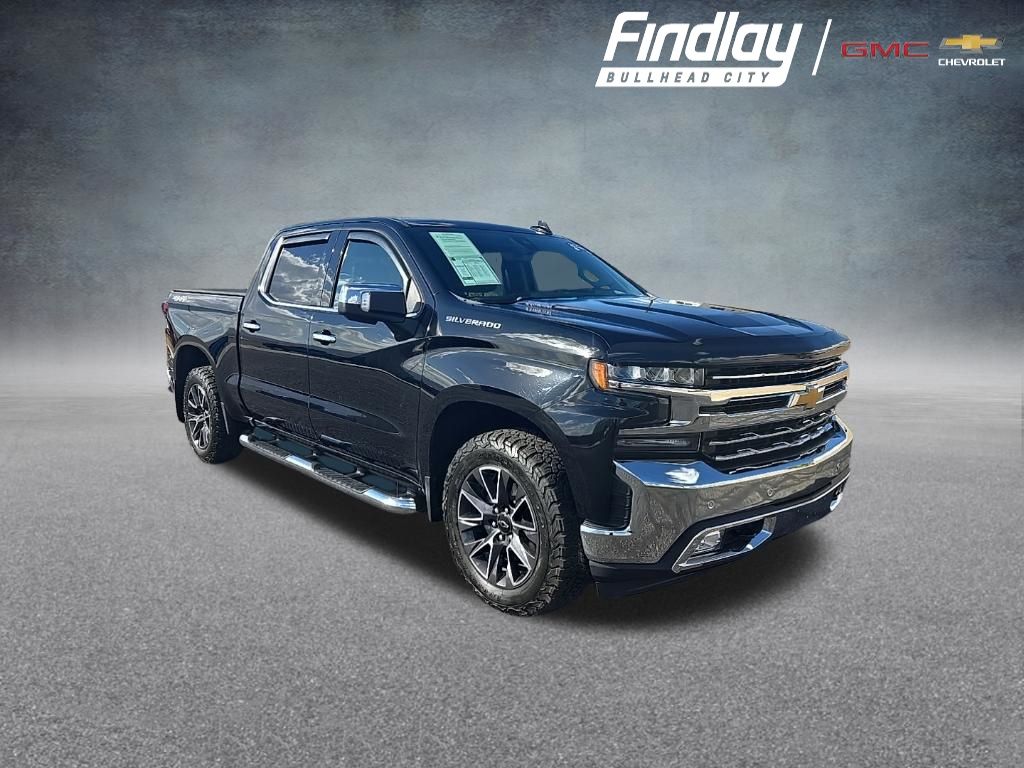 Black 2020 Chevrolet Silverado 1500 Pickup Truck Four-Wheel Drive Automatic