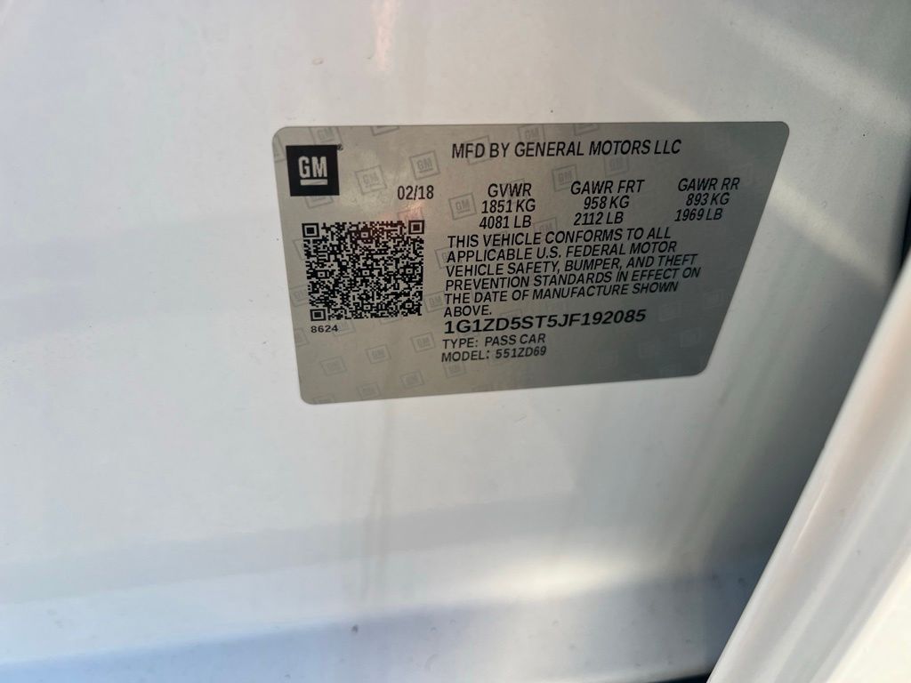 Used 2018 Chevrolet Malibu Sedan