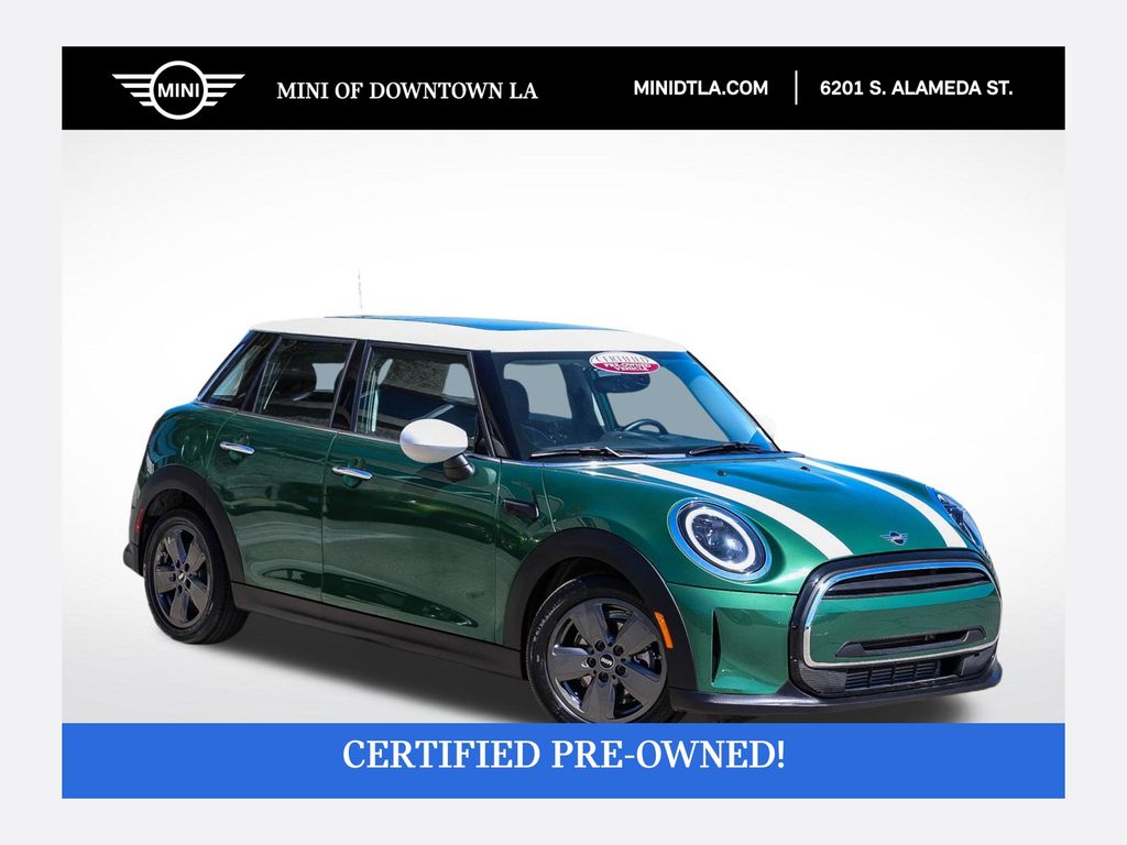 British Racing Green 2023 MINI Cooper 4-Door Hatchback FWD Hatchback Front-Wheel Drive 7-Speed Automatic