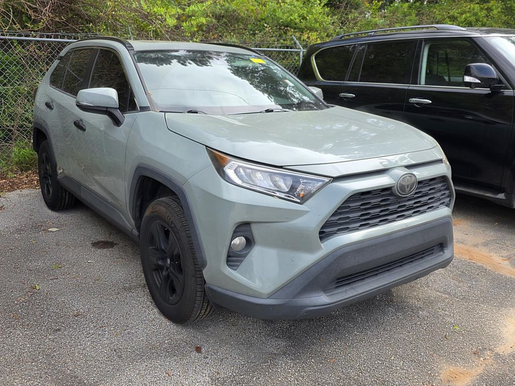 Light Green 2019 Toyota RAV4 XLE FWD SUV / Crossover Front-Wheel Drive 8-Speed Automatic