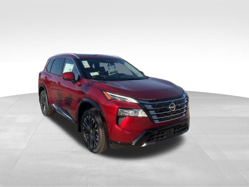 2025 Scarlet Ember Tintcoat Nissan Rogue Platinum FWD SUV