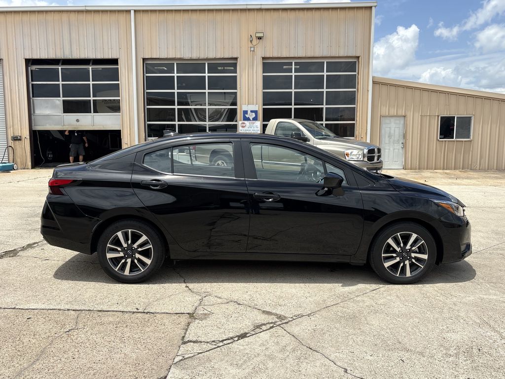 2025 Nissan Versa 1.6 SV Black at Baytown Hyundai