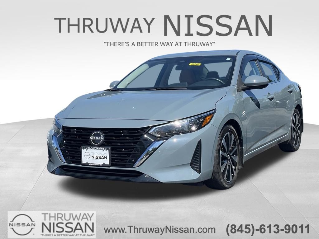 Gray Metallic 2024 Nissan Sentra Sedan Front-Wheel Drive Continuously Variable Transmission