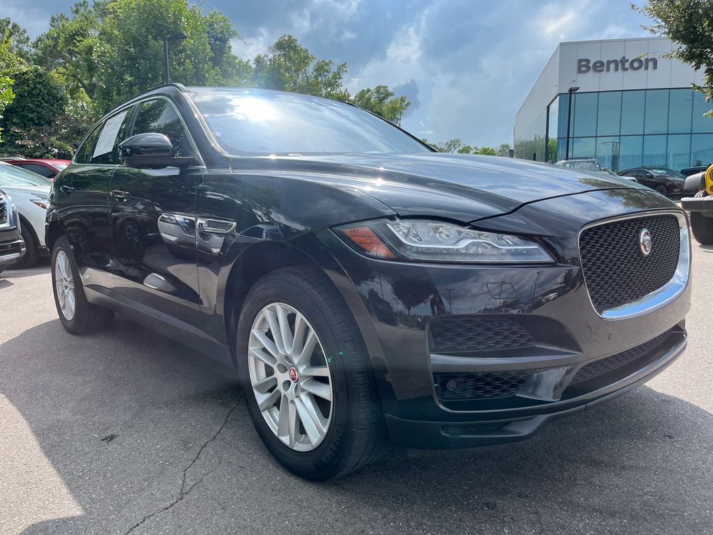 Black 2018 Jaguar F-PACE SUV / Crossover All-Wheel Drive 8-Speed Automatic