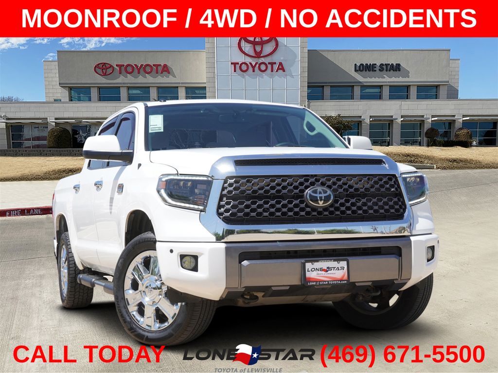 Super White 2017 Toyota Tundra Pickup Truck Four-Wheel Drive 6-Speed Automatic Overdrive