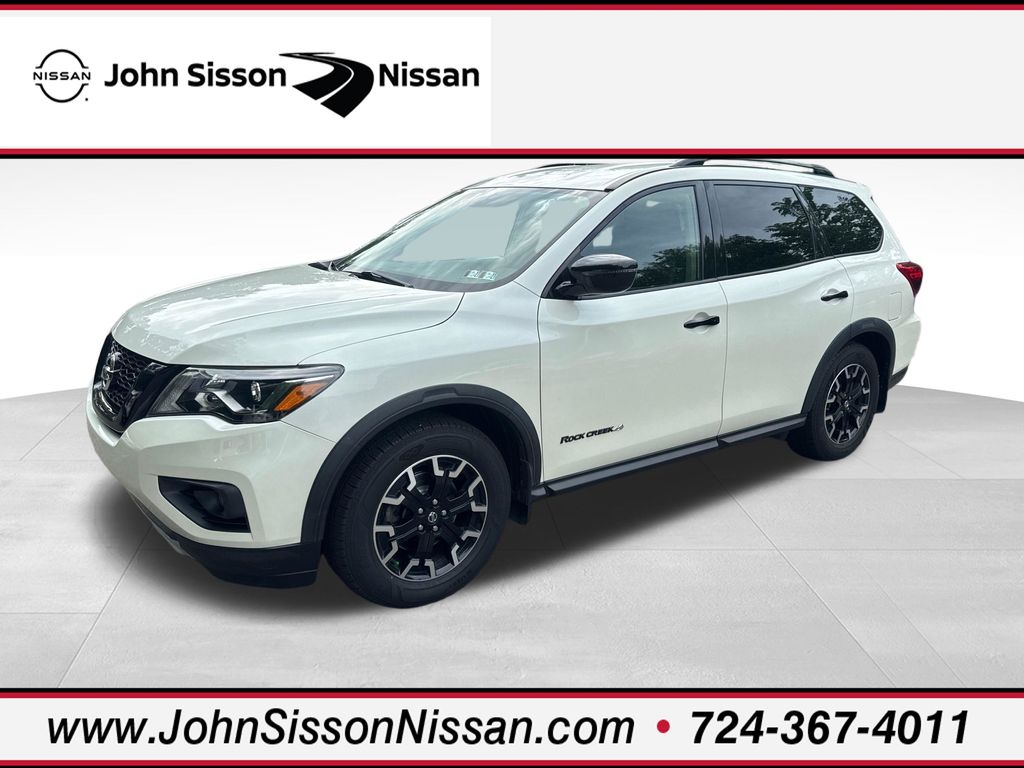 2019 Nissan Pathfinder SV White at Phil Fitts Ford