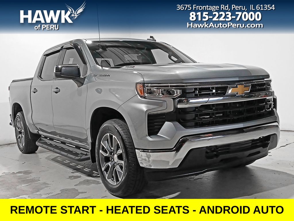 Sterling Gray Metallic 2025 Chevrolet Silverado 1500 Pickup Truck Four-Wheel Drive 8-Speed Automatic