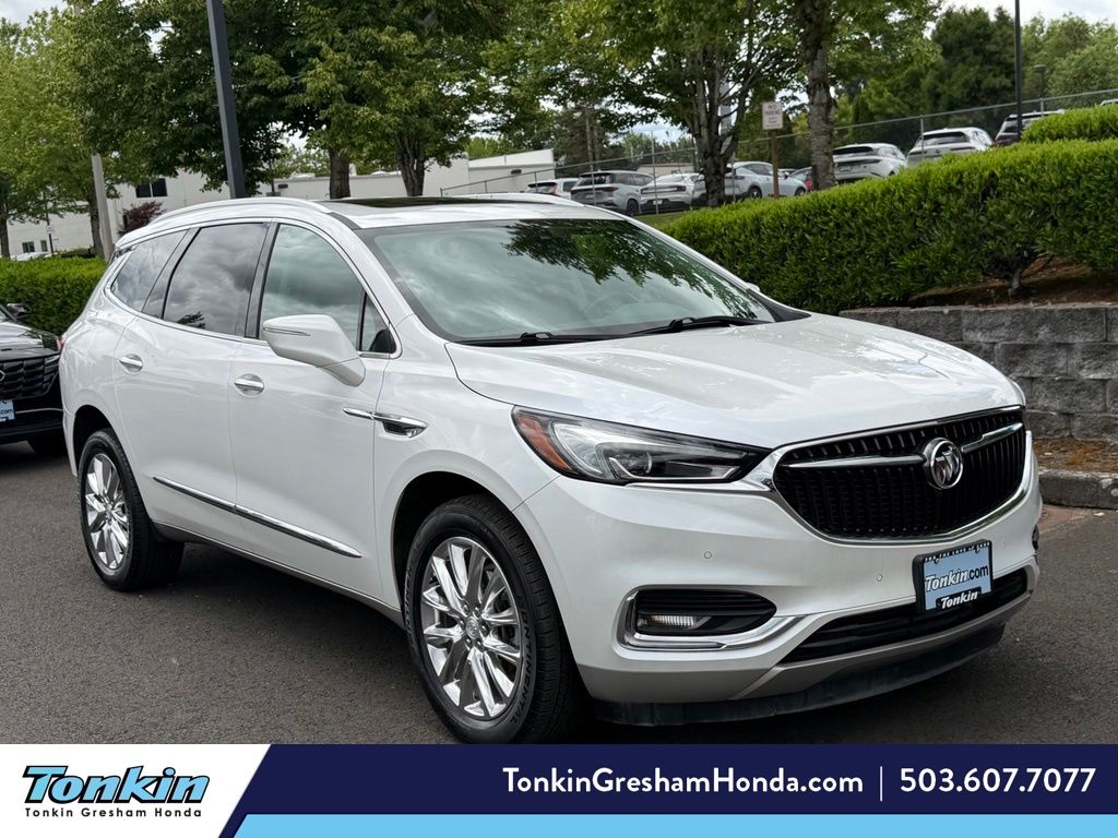 White Frost Tricoat 2021 Buick Enclave SUV / Crossover Four-Wheel Drive 9-Speed Automatic