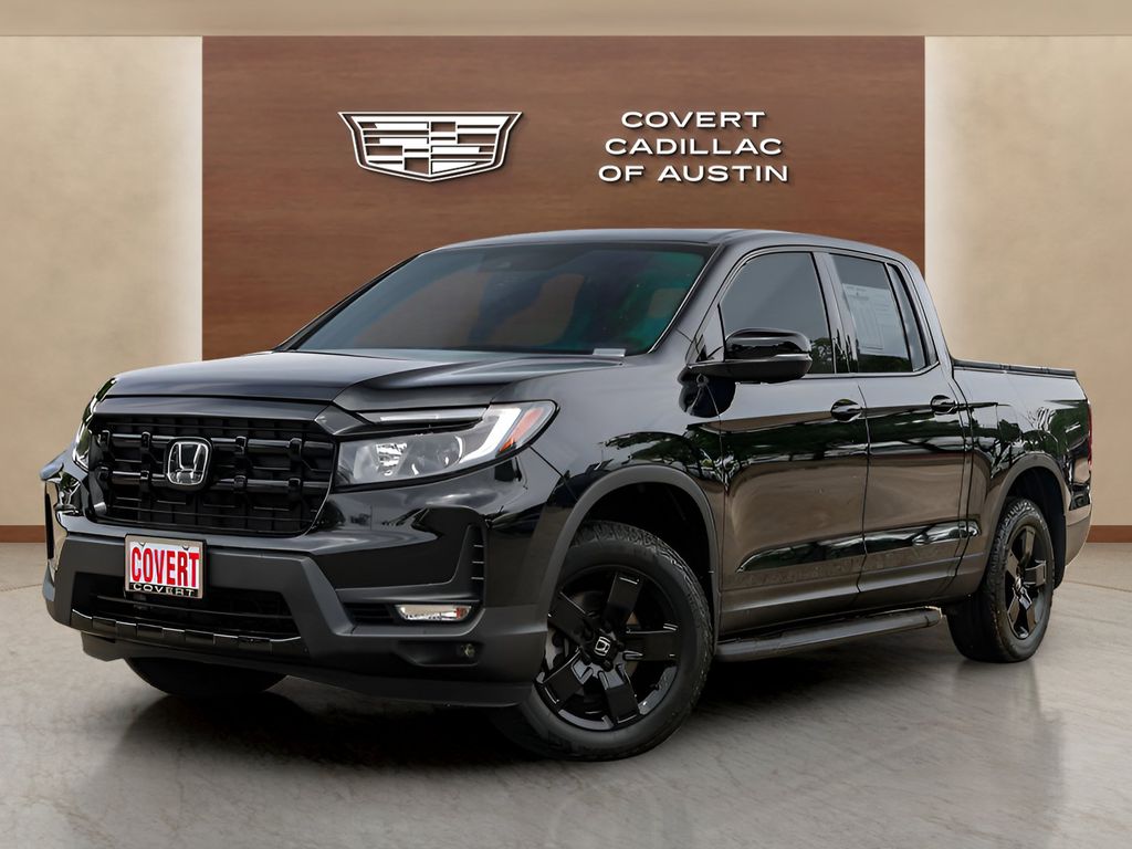 Black 2024 Honda Ridgeline Black Edition AWD Pickup Truck All-Wheel Drive 9-Speed Automatic