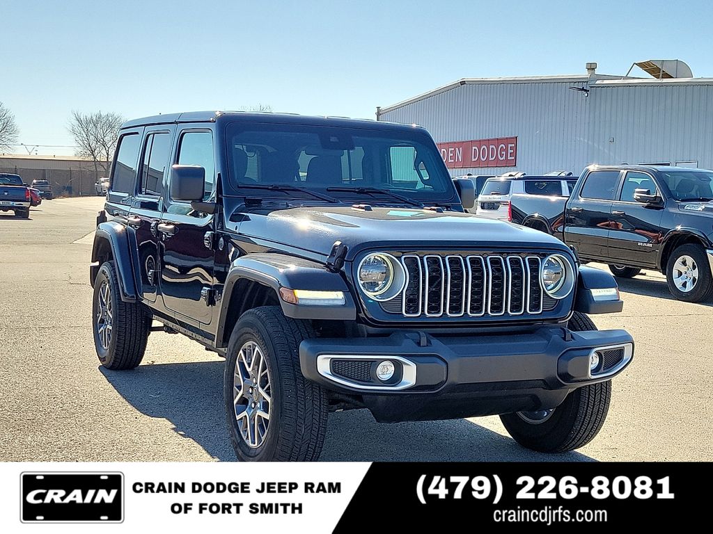Black Clearcoat 2025 Jeep Wrangler SUV / Crossover Four-Wheel Drive 8-Speed Automatic