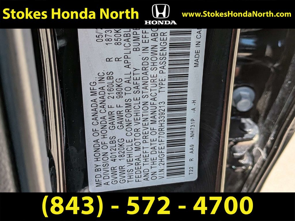 2024 Honda Civic EX  at Jones Ford