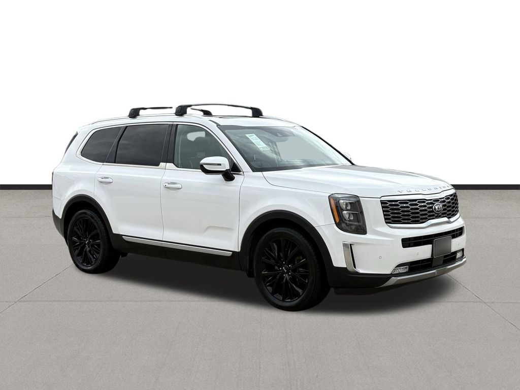 2021 Kia Telluride SX White at Joe Myers Mazda Kia