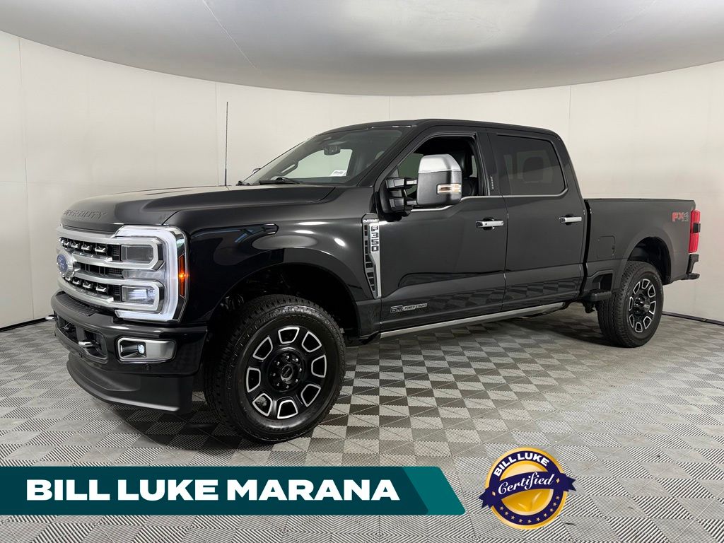 Agate Black Metallic 2024 Ford F-350 Super Duty Pickup Truck Four-Wheel Drive Automatic