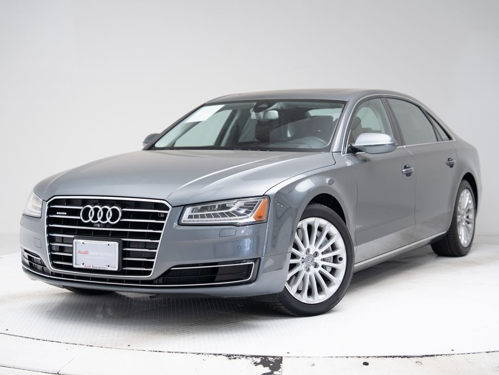 Monsoon Gray Metallic 2015 Audi A8 Sedan All-Wheel Drive 8-Speed Automatic