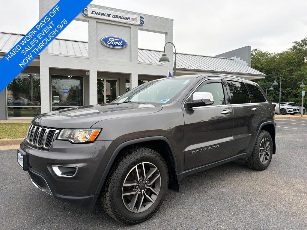 Gray (Granite Crystal Metallic Clearcoat) 2020 Jeep Grand Cherokee SUV / Crossover Four-Wheel Drive 8-Speed Automatic