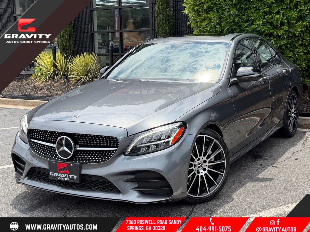 Gray 2021 Mercedes-Benz C-Class C 300 Sedan RWD Sedan Rear-Wheel Drive 9-Speed Automatic