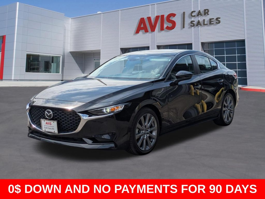 Jet Black Mica 2025 Mazda MAZDA3 2.5 S Preferred Sedan FWD Sedan Front-Wheel Drive 6-Speed Automatic