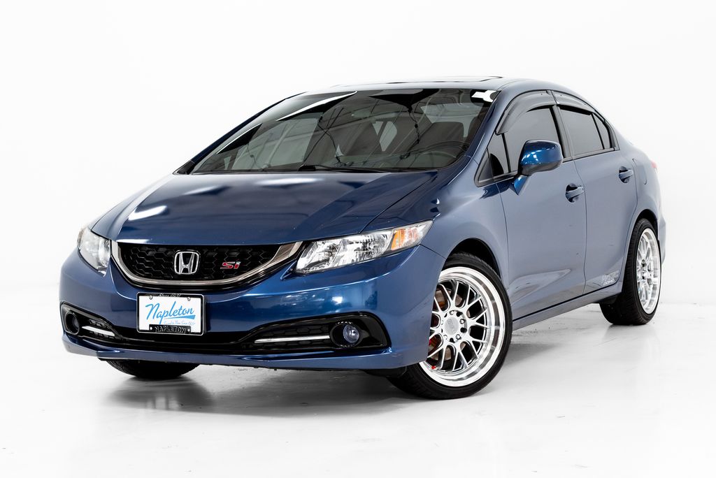 Dyno Blue Pearl 2013 Honda Civic Sedan Front-Wheel Drive 6-Speed Manual