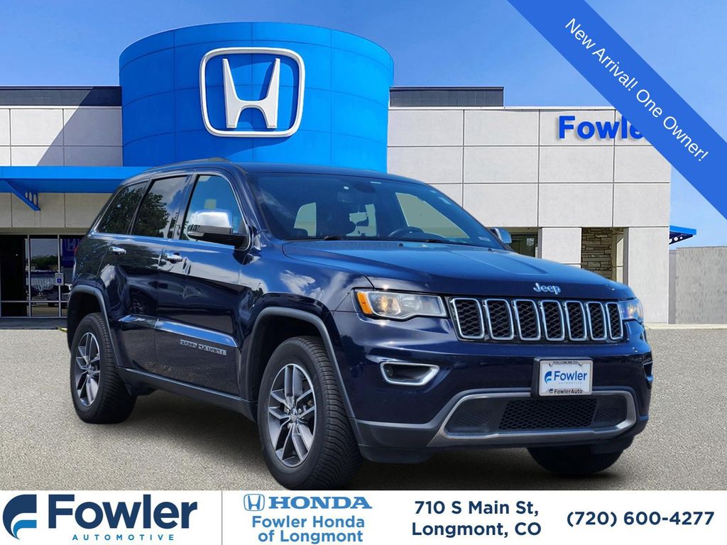 True Blue Pearlcoat 2018 Jeep Grand Cherokee SUV / Crossover Four-Wheel Drive 8-Speed Automatic
