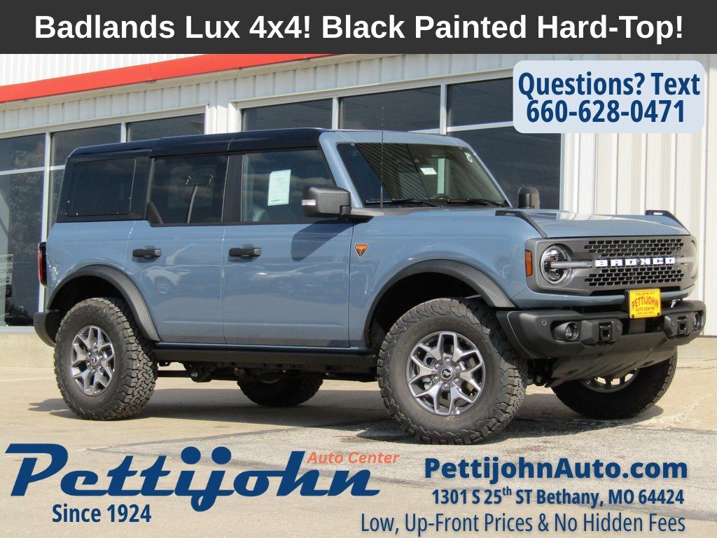 Blue (Azure Gray Metallic) 2025 Ford Bronco SUV / Crossover Four-Wheel Drive Automatic