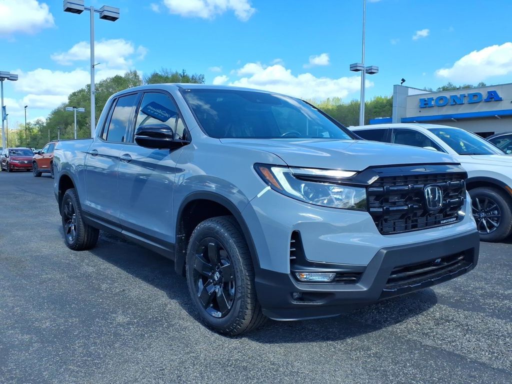 Sonic Gray Pearl 2026 Honda Ridgeline Black Edition AWD Pickup Truck All-Wheel Drive 9-Speed Automatic