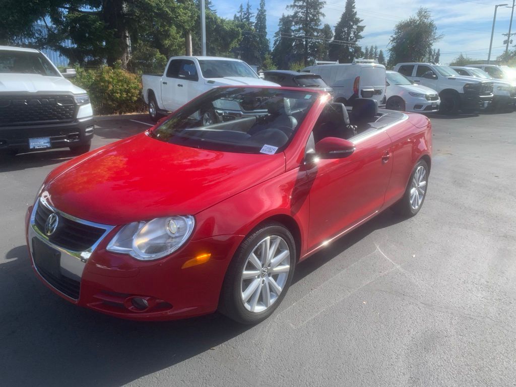 Salsa Red 2010 Volkswagen Eos Convertible Front-Wheel Drive 6-Speed Dual Clutch
