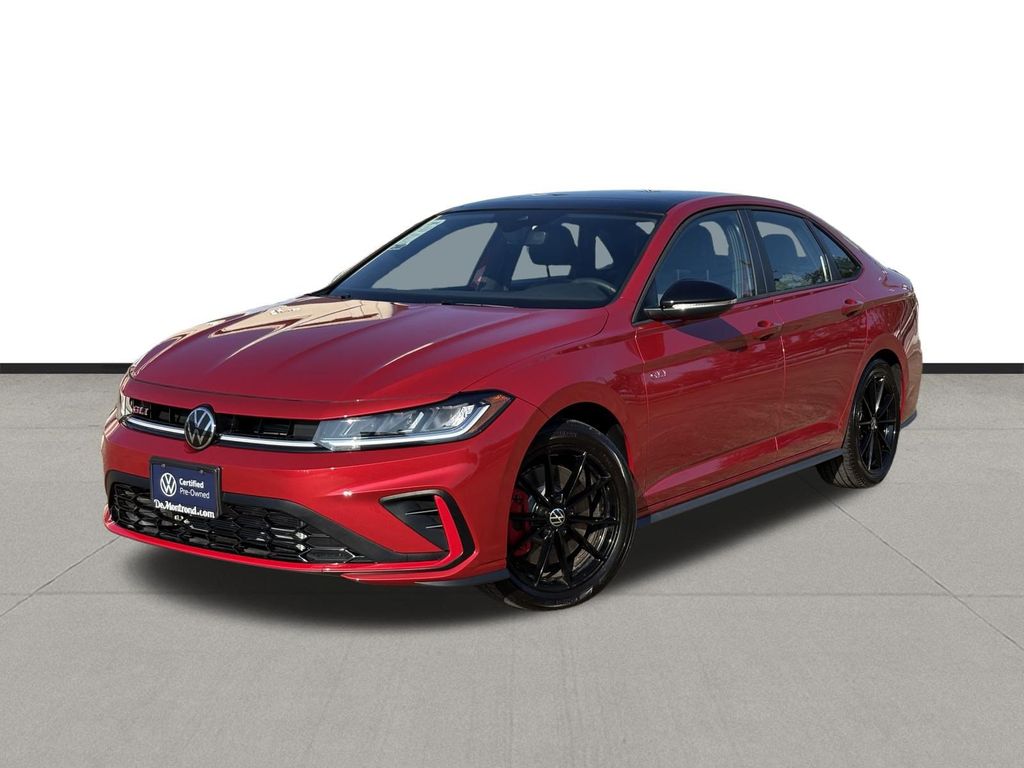 Red 2026 Volkswagen Jetta GLI Sedan Front-Wheel Drive 7-Speed Dual Clutch