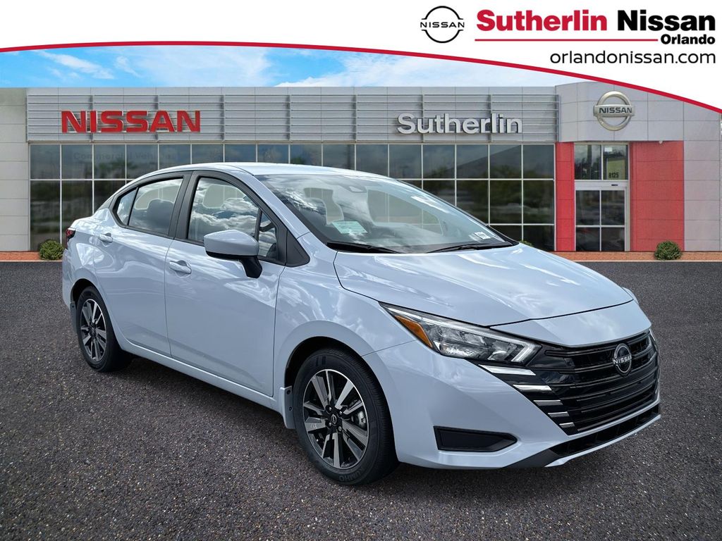 Pearl 2025 Nissan Versa SV FWD Sedan Front-Wheel Drive Continuously Variable Transmission