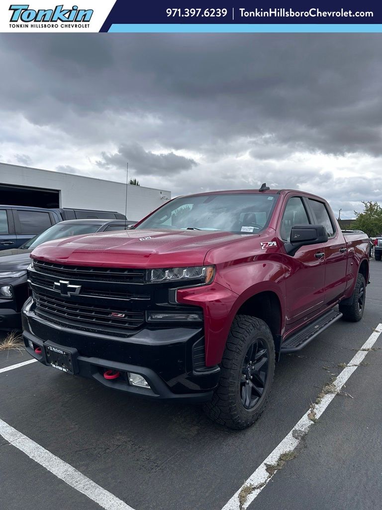 Cherry Red Tintcoat 2021 Chevrolet Silverado 1500 Pickup Truck Four-Wheel Drive Automatic