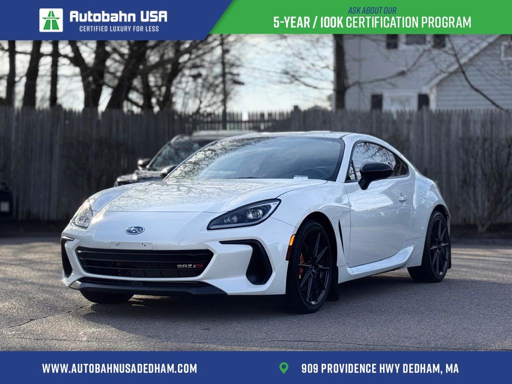 Crystal White Pearl 2025 Subaru BRZ tS RWD Coupe Rear-Wheel Drive 6-Speed Manual