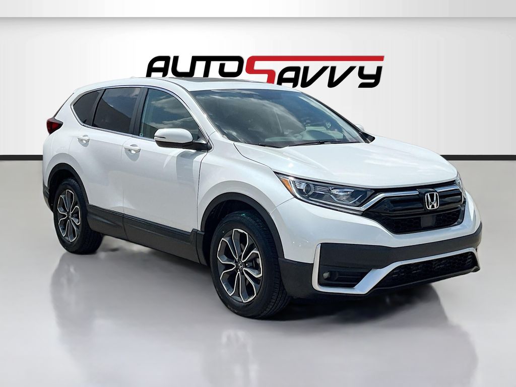 2022 Honda CR-V EX-L White at North Houston Mitsubishi